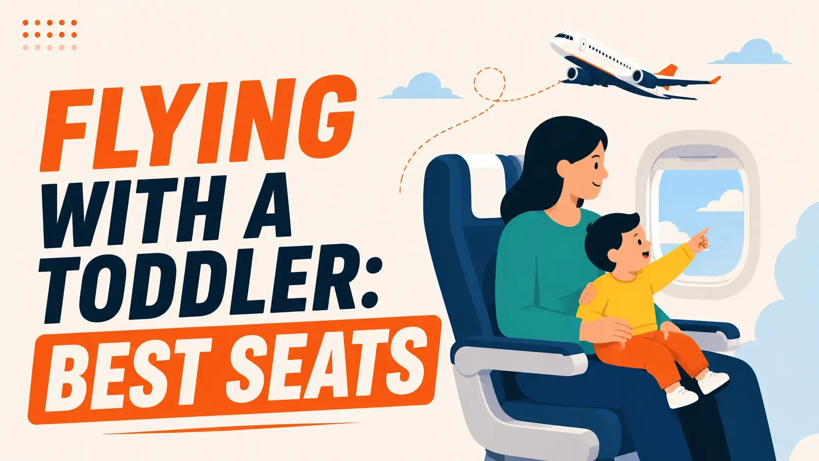 best seat for flying with a toddler